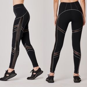 Sapopa alloy black leggings size medium Italian activewear